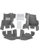 Bedrug Bed Mat BedRug Jeep Floor Liner Hook and Loop Fastener Heat