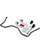 Bell Tech Sway Bar Rear 1 in Diameter Steel Silver Powder Coat GM Compac