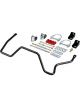 Bell Tech Sway Bar Rear 3/4 in Diameter Steel Silver Powder Coat Ford Co
