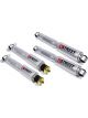 Bell Tech Shock Street Performance Twintube Steel Silver Paint 0 to 4 in