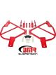 Bmr Suspension Subframe Connectors Bolt-On Steel Red Powder Coat Chev