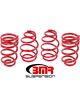 Bmr Suspension Suspension Spring Kit 1 in Lowering 4 Coil Springs Red