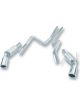 Borla Exhaust System S-Type Cat-Back 2-1/2 in Tailpipe 4 in Tips Stain