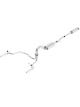 Borla Exhaust System Touring Cat-Back 3 in Tailpipe 4 in Tips Stainles