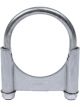 Borla Exhaust Clamp U-Clamp 3 in Diameter Stainless Natural