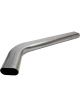 Boyce Exhaust Tailpipe Oval 3-1/2 in Diameter 3 ft Long 60 Degre