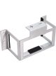 Braille Auto Battery Battery Tray Lay-Down Aluminum Polished Braille Bat