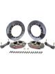 Brembo Brake System Front 4 Piston Caliper 11.00 in Slotted Rotors Aâ€¦