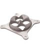 Brodix Carburetor Spacer 1/4 in Thick 4 Hole Square Bore Aluminum Natu (DT 450)