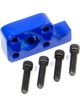 Bsb Manufacturing Shock Mount Bolt-On Aluminum Blue Anodize BSB Birdcage