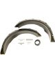 Bushwacker Fender Flare Cut-Out Front 4-1/2 in Wide Plastic Black Fo