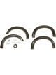 Bushwacker Fender Flare Pocket Style Front / Rear 2 in Wide Plastic
