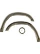 Bushwacker Fender Flare Extend-A-Fender Front 2-1/4 in Wide Plastic