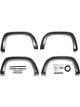 Bushwacker Fender Flare Pocket Style Front / Rear 1-1/2 in Wide Plas