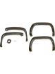 Bushwacker Fender Flare OE Style Front / Rear 1-3/4 in Wide Plastic