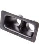 Butlerbuilt Air or Brake Duct Bumper Mount Dual 3 in Tube Molded Pla