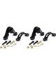 Butlerbuilt Axle Clamp Aluminum Black Anodize 2-1/2 in Bu