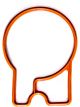 Cometic Gaskets Throttle Body Gasket - Rubber - GM LS-Series - Each