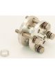 Canton Fan Spacer 1-1/2 in Thick Hardware Included Billet Aluminum Nat