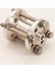 Canton Fan Spacer 2-1/2 in Thick Hardware Included Billet Aluminum Nat