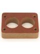 Canton Carburetor Spacer 1 in Thick 2 Hole Rochester 2-Barrel Phenolic