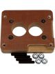 Canton Carburetor Adapter 1 in Thick 2 Hole Holley 2-Barrel to Rochest