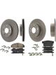 Centric Brake Parts Brake Rotor and Pad Kit Premium Semi-Metallic Pads Ir (905)