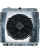 Cold Case Radiators Radiator and Fan 26.2 in W x 25.5 in H x 3 in D
