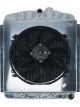 Cold Case Radiators Radiator and Fan 22.6 in W x 27 in H x 3 in D Ce