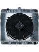 Cold Case Radiators Radiator and Fan 25 in W x 22.5 in H x 3 in D Dr