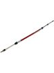 Cnc Brakes Throttle Cable 2 ft Long Solid Stainless Wire Black Universal