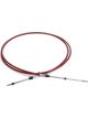 Cnc Brakes Throttle Cable 20 ft Long Solid Stainless Wire Black Univer