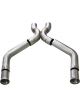 Corsa Performance Exhaust X-Pipe Race Spec 2-3/4 in Diameter Stainless