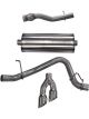 Corsa Performance Exhaust System Sport Cat-Back 3 in Diameter Single Si