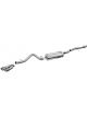 Corsa Performance Exhaust System Sport Cat-Back 3-1/2 in Diameter Singl