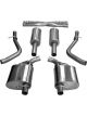 Corsa Performance Exhaust System Xtreme Cat-Back 2-1/2 in Diameter Stoc