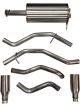 Corsa Performance Exhaust System Sport Dual Rear Exit 3 in Diameter 5 i