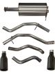 Corsa Performance Exhaust System Sport Cat-Back 3 in Diameter Dual R