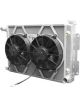 C&R Racing Radiators Radiator and Fan Module Driver Side Inlet Passe
