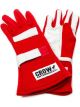 Crow Enterprizes Gloves Driving SFI 5 Double Layer Nomex Red Large Pair