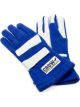 Crow Enterprizes Gloves Driving SFI 5 Double Layer Nomex Blue Large Pair