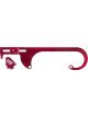 CVR Throttle Cable Bracket Carb Mount Aluminum Red Anodize GM / Morse