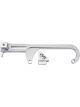CVR Throttle Cable Bracket Carb Mount Aluminum Clear Anodize Gm / Mor