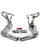 Dougs Headers Headers SideMount 1-7/8 in Primary 4 in Collector Steel Ce