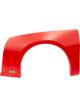 Dominator Racing Products Fender Driver Side Molded Plastic Red Street