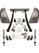 Detroit Speed Engineering Suspension Lowering Kit Mini-Tub 2 in Lowerin (41207)