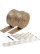 Design Engineering Exhaust Wrap Kit Titanium 2 in Wide Two 50 ft Rolls  (10095)