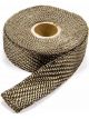 Design Engineering Exhaust Wrap Titanium 1 in Wide 15 ft Roll Woven Fib (10128)