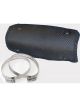 Design Engineering Exhaust Heat Shield Onyx Pipe Shield 4 x 8 in Clamp- (10496)