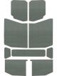 Design Engineering Sound Barrier Headliner Self Adhesive Backing 9-Piec (50169)